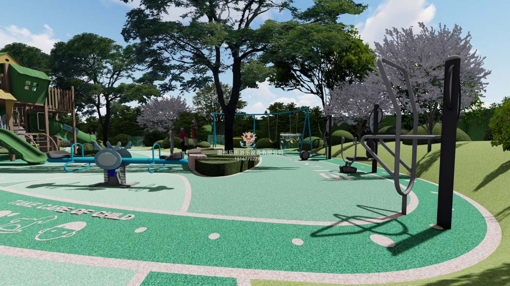 室外游乐园无动力游乐设备怎么分类？(图1)