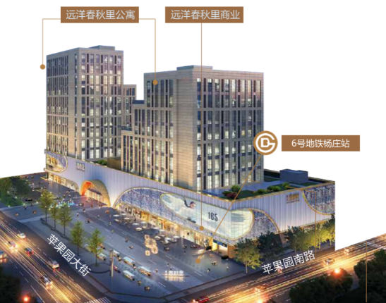 北京远洋春秋里:地铁上的社区商业丰富京西消费生态(图2)